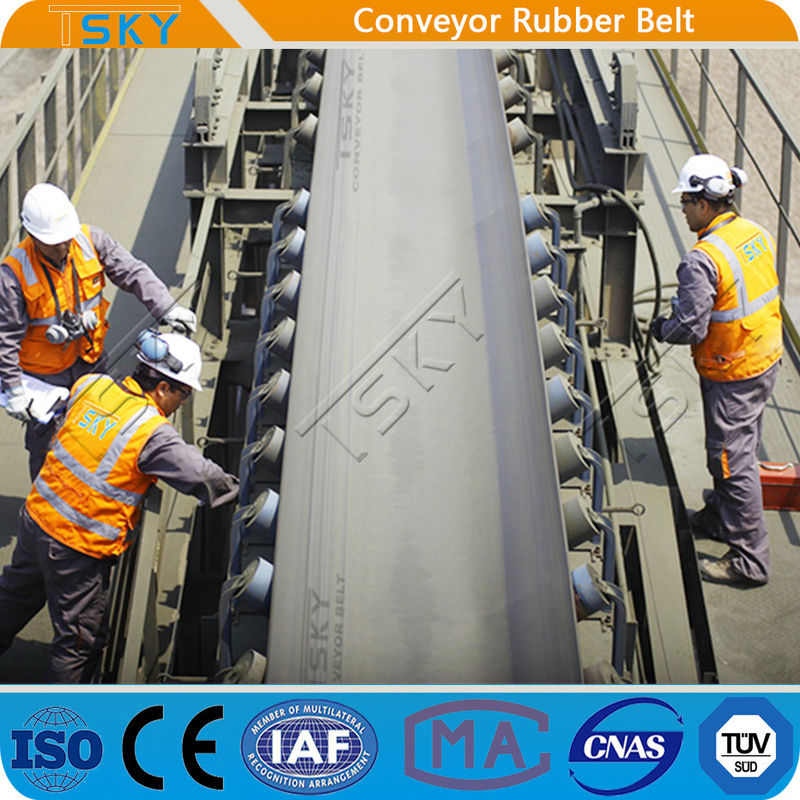 EP450/3 Cotton Canvas Textile Fabric Rubber Conveyor Belt for Construction